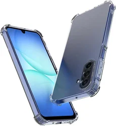 Samsung Galaxy A18 Hoesje Schokbestendig en Dun TPU Back Cover Transparant afbeelding
