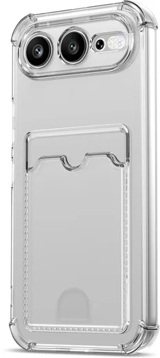 Honor 600 Pro / 600 Hoesje Dun TPU met Pasjeshouder Back Cover Transparant afbeelding 4