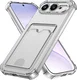 Honor 600 Pro / 600 Hoesje Dun TPU met Pasjeshouder Back Cover Transparant afbeelding 2