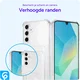 Samsung Galaxy A18 Hoesje Dun TPU met Pasjeshouder Back Cover Transparant afbeelding 4
