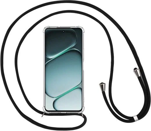 OnePlus Nord CE 6 Lite Hoesje met Koord Schokbestendig TPU Transparant afbeelding 6