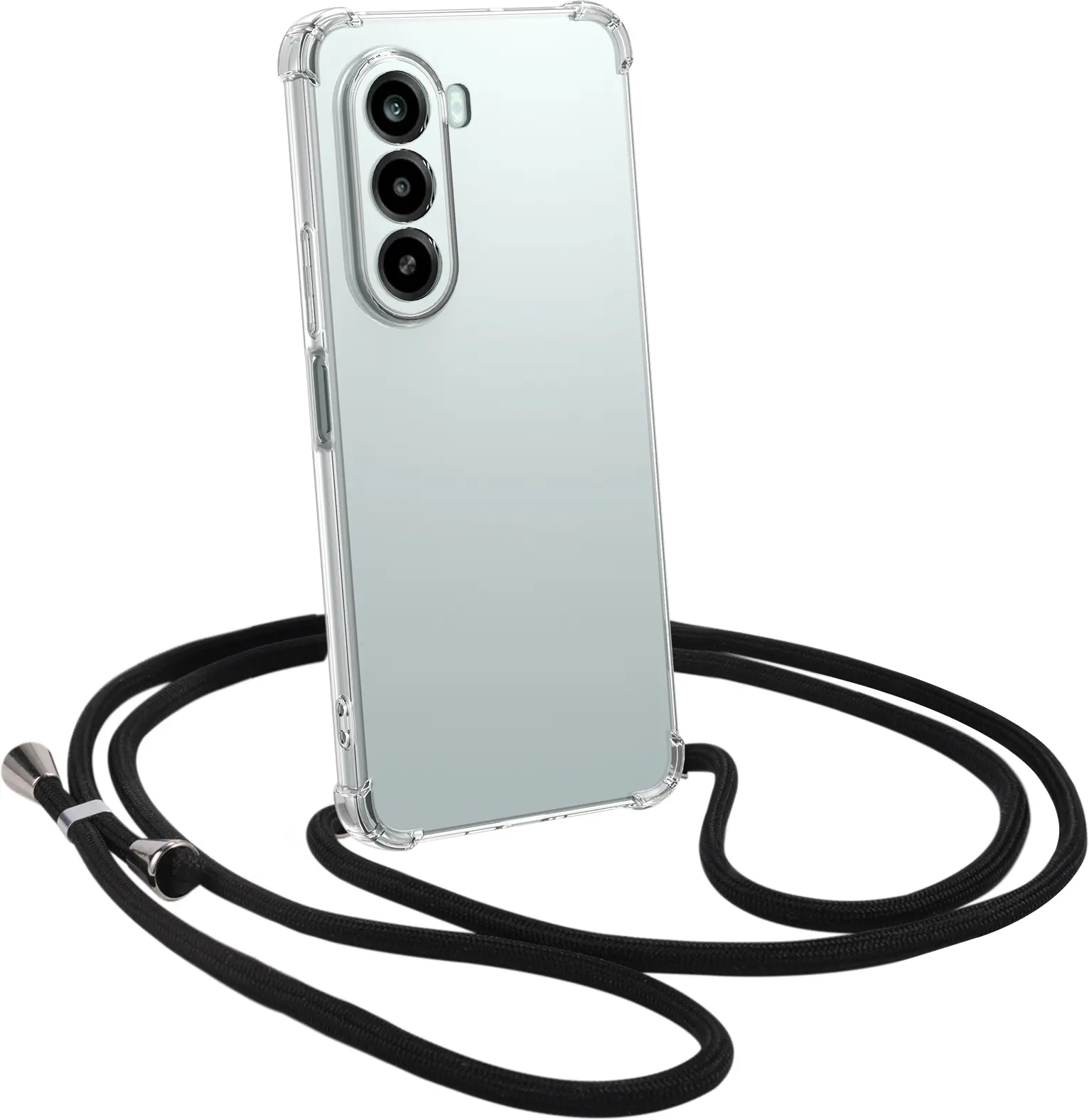 OnePlus Nord CE 6 Lite Hoesje met Koord Schokbestendig TPU Transparant afbeelding 1