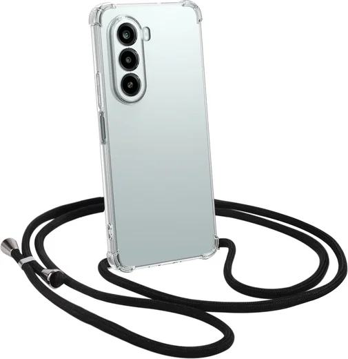OnePlus Nord CE 6 Lite Hoesje met Koord Schokbestendig TPU Transparant afbeelding 1