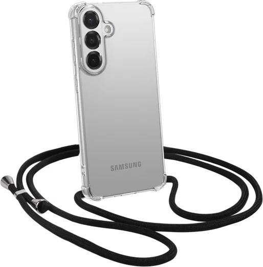 Samsung Galaxy S26 FE Hoesje met Koord Schokbestendig TPU Transparant afbeelding 1