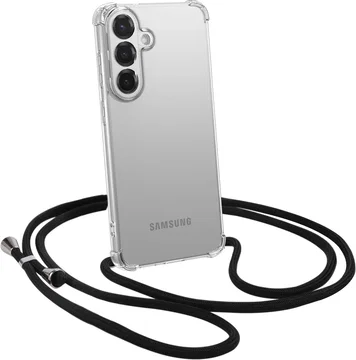 Samsung Galaxy S26 FE Hoesje met Koord Schokbestendig TPU Transparant