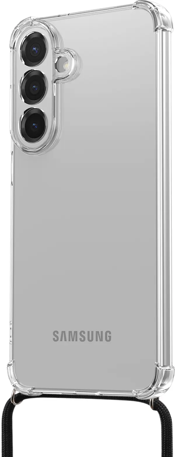 Samsung Galaxy S26 FE Hoesje met Koord Schokbestendig TPU Transparant afbeelding 3