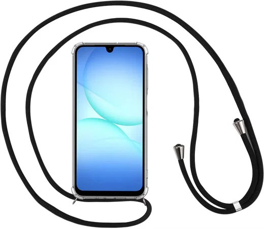 Samsung Galaxy A18 Hoesje met Koord Schokbestendig TPU Transparant afbeelding 13