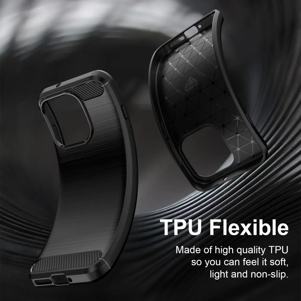 Oppo Reno 16 / 16 Pro Hoesje Geborsteld TPU Flexibele Back Cover Zwart afbeelding 6