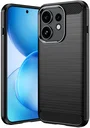 Oppo Reno 16 / 16 Pro Hoesje Geborsteld TPU Flexibele Back Cover Zwart