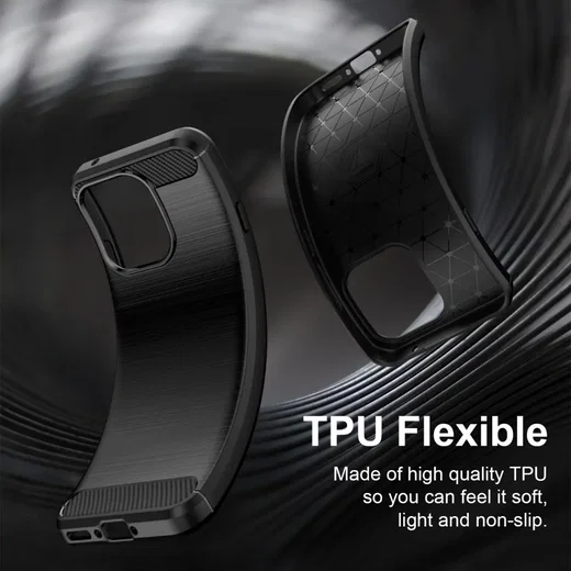 Oppo Reno 16 F Hoesje Geborsteld TPU Flexibele Back Cover Zwart afbeelding 6