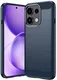 Oppo Reno 16 F Hoesje Geborsteld TPU Flexibele Back Cover Blauw