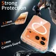 Honor 600 Pro Hoesje Hard Back Cover met MagSafe Transparant afbeelding 3
