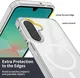Samsung Galaxy A18 Hoesje Hard Back Cover met MagSafe Transparant afbeelding 5