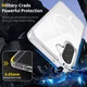 Samsung Galaxy A18 Hoesje Hard Back Cover met MagSafe Transparant afbeelding 3