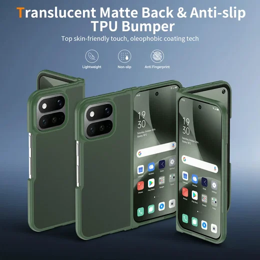 Google Pixel 11 Pro Fold Hoesje Back Cover Matte Groen afbeelding 5