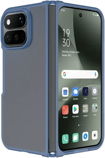 Google Pixel 11 Pro Fold Hoesje Back Cover Matte Blauw afbeelding 1