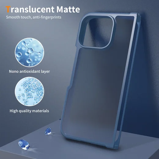 Google Pixel 11 Pro Fold Hoesje Back Cover Matte Blauw afbeelding 6
