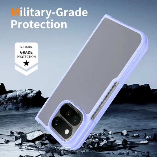 Google Pixel 11 Pro Fold Hoesje Back Cover Matte Paars afbeelding 2