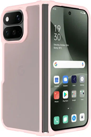 Google Pixel 11 Pro Fold Hoesje Back Cover Matte Roze afbeelding 1