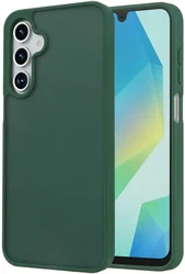 Samsung Galaxy A18 Hoesje Back Cover Matte Donker Groen afbeelding