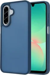 Samsung Galaxy A18 Hoesje Back Cover Matte Donker Blauw afbeelding