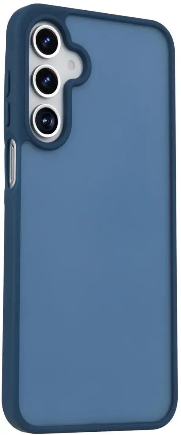 Samsung Galaxy A18 Hoesje Back Cover Matte Donker Blauw afbeelding 4