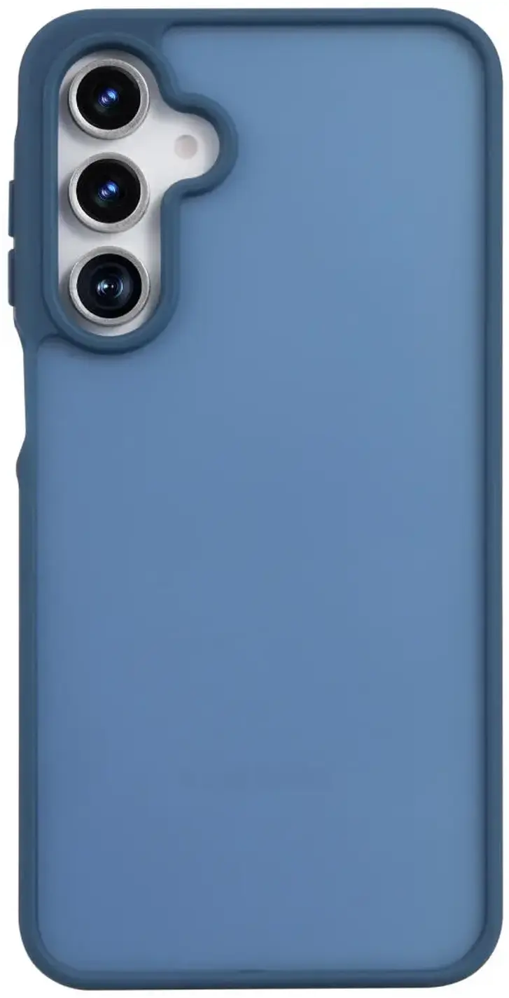 Samsung Galaxy A18 Hoesje Back Cover Matte Donker Blauw afbeelding 2