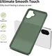 Samsung Galaxy A08 Hoesje Back Cover Matte Groen afbeelding 3