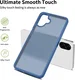 Samsung Galaxy A08 Hoesje Back Cover Matte Blauw afbeelding 3