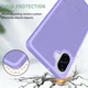 Samsung Galaxy A08 Hoesje Back Cover Matte Paars afbeelding 2
