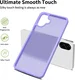 Samsung Galaxy A08 Hoesje Back Cover Matte Paars afbeelding 3