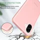 Samsung Galaxy A08 Hoesje Back Cover Matte Roze afbeelding 2