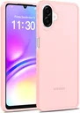 Samsung Galaxy A08 Hoesje Back Cover Matte Roze