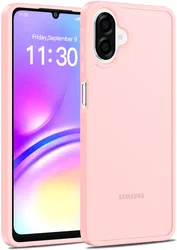 Samsung Galaxy A08 Hoesje Back Cover Matte Roze afbeelding