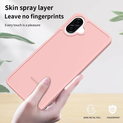 Samsung Galaxy A08 Hoesje Back Cover Matte Roze afbeelding 5