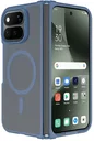 Google Pixel 11 Pro Fold Hybrid Hoesje met MagSafe Back Cover Matte Blauw