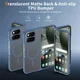 Google Pixel 11 Pro Fold Hybrid Hoesje met MagSafe Back Cover Matte Blauw afbeelding 9