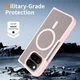 Google Pixel 11 Pro Fold Hybrid Hoesje met MagSafe Back Cover Matte Roze afbeelding 2