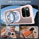 Google Pixel 11 Pro Fold Hybrid Hoesje met MagSafe Back Cover Matte Roze afbeelding 5