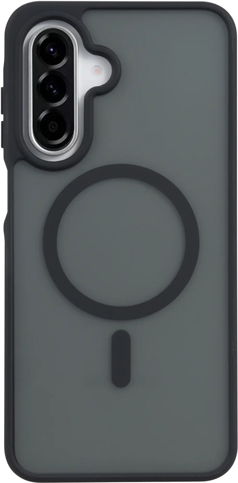 Samsung Galaxy A18 Hybrid Hoesje met MagSafe Back Cover Matte Zwart afbeelding 2