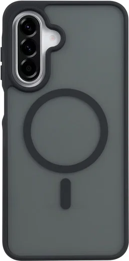Samsung Galaxy A18 Hybrid Hoesje met MagSafe Back Cover Matte Zwart afbeelding 2