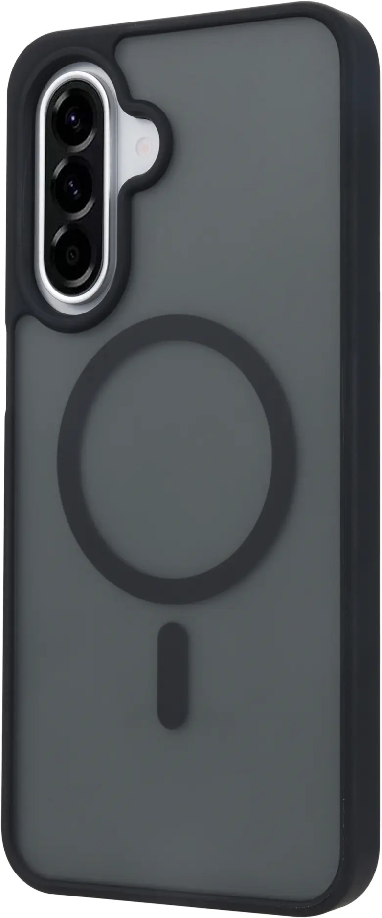 Samsung Galaxy A18 Hybrid Hoesje met MagSafe Back Cover Matte Zwart afbeelding 4