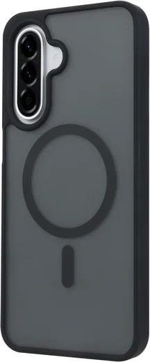 Samsung Galaxy A18 Hybrid Hoesje met MagSafe Back Cover Matte Zwart afbeelding 4