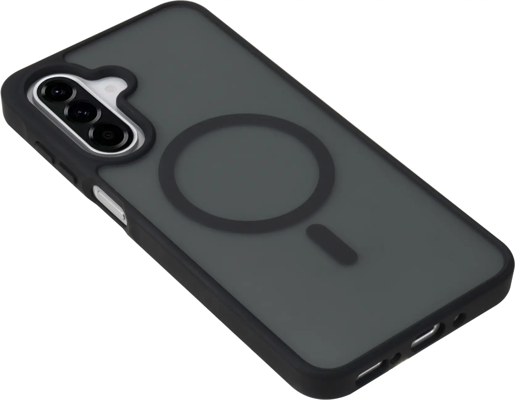 Samsung Galaxy A18 Hybrid Hoesje met MagSafe Back Cover Matte Zwart afbeelding 9