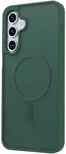 Samsung Galaxy A18 Hybrid Hoesje met MagSafe Back Cover Matte Groen afbeelding 7