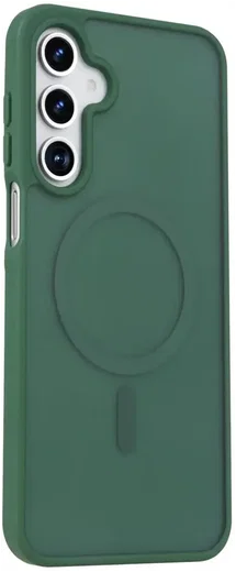 Samsung Galaxy A18 Hybrid Hoesje met MagSafe Back Cover Matte Groen afbeelding 4