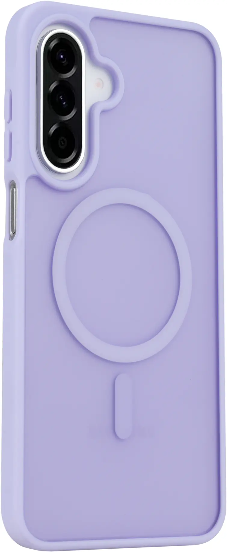 Samsung Galaxy A18 Hybrid Hoesje met MagSafe Back Cover Matte Paars afbeelding 7