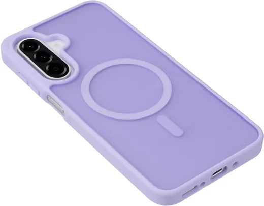 Samsung Galaxy A18 Hybrid Hoesje met MagSafe Back Cover Matte Paars afbeelding 9
