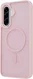 Samsung Galaxy A18 Hybrid Hoesje met MagSafe Back Cover Matte Roze afbeelding 4