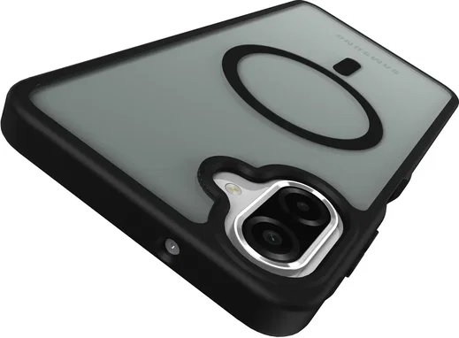 Samsung Galaxy A08 Hybrid Hoesje met MagSafe Back Cover Matte Zwart afbeelding 11